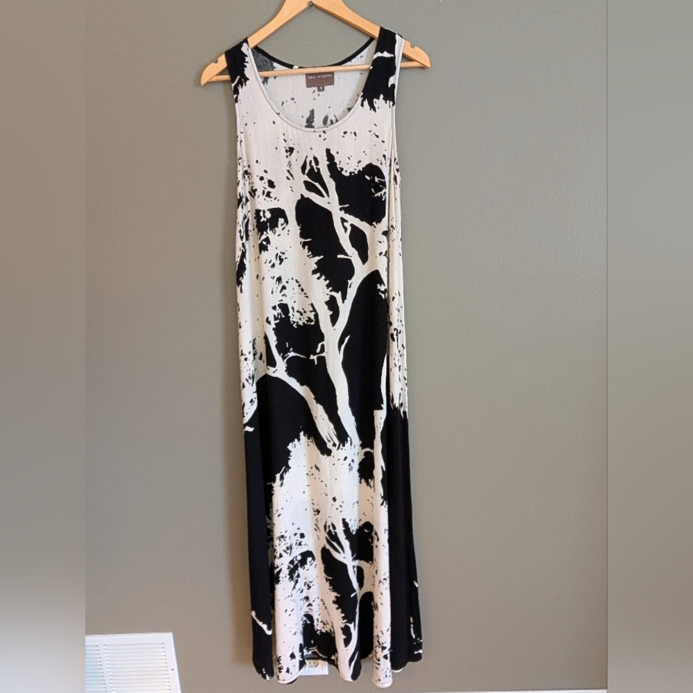 Anthropologie Bel Kazan Linen Maxi Dress Size Small